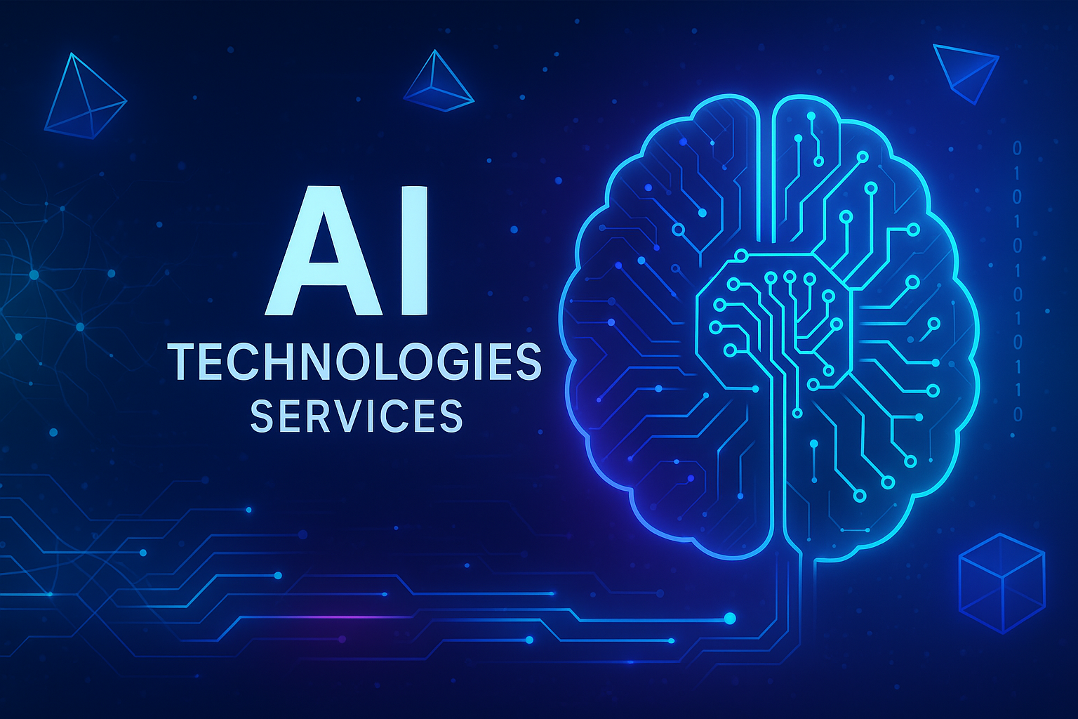 ai technologies services banner futuristic